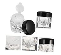 WOFASHPURET 10pcs Loose Powder Bottle Sub Packaging Bottles Empty Refillable Cosmetic Containers with Screw Caps for Travel and Daily Makeup Storage