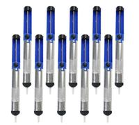 WOFASHPURET 10pcs Solder Sucker Desoldering Kit Powerful Suction High Efficiency Large-Capacity Spring Abs Aluminum Alloy Removal Tool for Desoldering Connections on Printed Circuit Boards