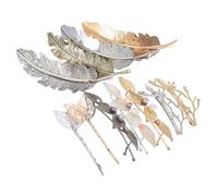 WOFASHPURET 11pcs Pearl Bobby Pin Hair Clips Metal Leaf Retro Side Cramp Hair Accessories for Women Wedding Party Stylish Multi Color