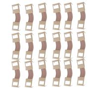 WOFASHPURET 120pcs Elastic Bandage Buckles Stretchable Aluminum Clips Secure Fastener for Outdoor Camping Hiking Medical Use Comfortable Fit Design