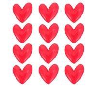 WOFASHPURET 12pcs Heart Shape Fridge Magnets for Refrigerator Stable Adhesion and Easy to Use Resin Material, Cute Decorative Accessories for Valentine's Day