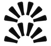 WOFASHPURET 12pcs Soft Rubber Arrowheads Rubber Tip Arrows Safety Focused Design Enduring Black Training Arrows for Urban Environments Archery Practice