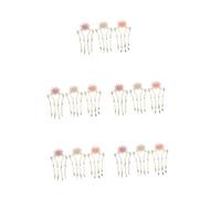 WOFASHPURET 15 Pcs U Shaped Hairpins Elegant Vintage Metal Flower Hair Sticks for Updo Bun Maker Asian Hanfu Accessories Classical Chinese Style Hair Forks for Traditional Hairstyles