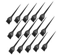 WOFASHPURET 15pcs Hair Coloring Brush Set with Comb Design Black Hair Dye Applicator Brushes for Precise Tinting Highlighting Application at Home Salon Use