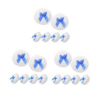 WOFASHPURET 18pcs Soft Loose Powder Applicator Bow Handle for Face and Body Makeup Cushion Puff Keeping Skin Dry Comfortable Setting Powder Sponge