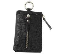 WOFASHPURET 1pc Multifunctional Leather Change Purse Portable Change Bag Zipper Lock Design for Organizing Keys and Receipts for Daily Use School Work and Shopping