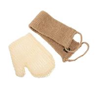 WOFASHPURET 1Set Exfoliating Body Scrubber Glove Premium Dual Sided Bath Scrub Mittens for Back Body Durable Rich Foaming Exfoliator for Shower Natural Bathing Gloves