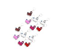 WOFASHPURET 20pcs PVC Alpaca Keychains for Boys and Girls End of Term Gifts Stylish Key Ring Key Holder Teen Girl Decorations