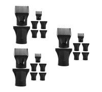 WOFASHPURET 21 pcs Hair Dryer Nozzle Attachments Plastic Blow Styling Tools with Narrow Flat Comb and Duckbill Design Fast Drying for Salon and Home Use