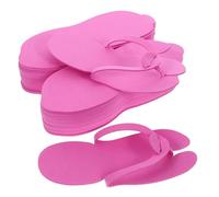 WOFASHPURET 24pairs Folding Slippers Women Guest Slippers Multipack Wide Fit Toe Protection