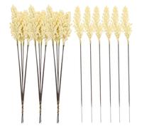 WOFASHPURET 24pcs Delicate Simulation Wheat Ear Decoration with Silk Flower Material for Table Setting and Shop Decoration, Adds Natural Atmosphere and Vivid Look to Home Décor