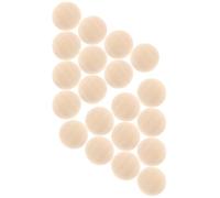 WOFASHPURET 24pcs Half Wooden Beads Split Wooden Balls Khaki Wood Can Be Painted Easy to Store DIY Projects Craft Supplies
