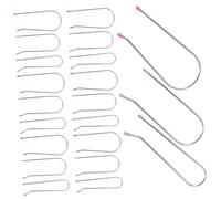 WOFASHPURET 24pcs Hot Curler Securing Clips Hair Roller Replacement Pins 1.9cm 2.54cm 3.2cm for Electric Heated Rollers Styling Tools