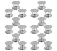 WOFASHPURET 25pcs Metal Wobble Spring Decoration with Double-Sided Stability and Vibrant Movement Silver Doll Head Spring Base and Handmade Crafts on Home Or Table