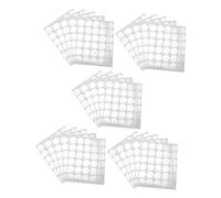 WOFASHPURET 25sheets Disposable Eyelash Extension Adhesive Glue Pallet Sticker Pads for Makeup Artist Lash Extensions