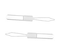 WOFASHPURET 2pcs Acrylic Button Hook and Zipper Puller with Grip Handle Easy Dressing Aid for Seniors Men and Women Fast and Convenient Clothes Button Hook Accessory for Pants Coats and