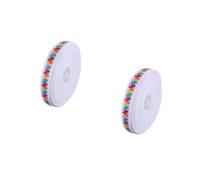 WOFASHPURET 2pcs Back to School Ribbon Polyester Craft Ribbon with Wired Edges Pencil Print for Gift Wrapping DIY Crafts Classroom Decoration Teacher Supplies