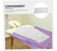 WOFASHPURET 2pcs Cotton Massage Bed Sheet Set with Hole for Beauty Salon Spa Quick Drying Durable Easy Wash Massage Table Covers for Professional Therapy and Esthetician Use