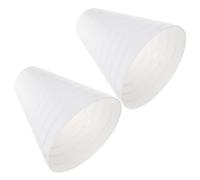 WOFASHPURET 2pcs Dryer Duct Connector Duct in-line Reducer PVC Chic Air Reducer Beautiful Look Connect Two Different Solid Or Flexible Vent Not Easy to Crack Suitable for HVAC Systems