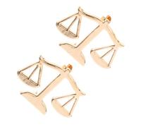 WOFASHPURET 2pcs Justice Inspired Scales Brooch Pin Metal Alloy Suit Lapel Badge for Lawyers and Judges Stylish Professional Collar Accessory Enhancing Shirts Jackets and Coats Fairness Symbol