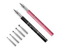 WOFASHPURET 2pcs Nail Art Pens and Paint Pens Set for Manicure Featuring Fine Liners and Replaceable Heads for Women and Girls to Create Detailed Nail Art Designs at Home Salon