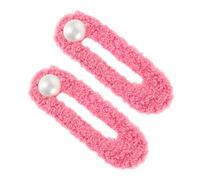 WOFASHPURET 2pcs Plush Hair Clip for Women Unique Alligator Grip Hair Accessory Distinctive Design for Everyday Style Special Occasions for Girls