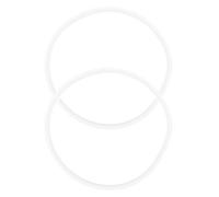 WOFASHPURET 2pcs Silicone Blender Gasket Rings for 2l Square Blender Lid, Universal Compatibility with Tight and Secure Fit, Sturdy Silicone Material, for Kitchen Use