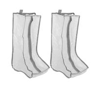 WOFASHPURET 2pcs Tall Boot Organizer Plastic Organizer Pouch Reusable PVC Large Capacity Shoe Covers for Storage Suitable for Seasonal Changes and Moving 28 * 20 * 48