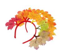WOFASHPURET 2pcs Thanksgiving Headpiece Autumn Hair Hoops Maple Leaf Fall Headbands Festival Party Accessories for Women Harvest-themed Holiday Hairbands
