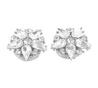 WOFASHPURET 2pcs Tuxedo Cuff Links Sleeve Accessories Stylish Zinc Alloy Rhinestones Built to Last Easy Pairing Men Women Business Attire Star Shaped