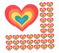 WOFASHPURET 30pcs Heart Shaped Adhesive Bandages Breathable Wound Care Patches for Hemostatic Portable Protection