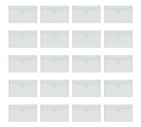 WOFASHPURET 35pcs Pp Cutting Dies Bag Ticket Organizing Document Holder with Easy to Close Or Open and Tear-Resistant Features for Office and Craft Storage