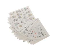 WOFASHPURET 36 Sheets Abstract Human Face Nail Art Stickers Self Adhesive DIY Manicure Decals for Party and Daily Nail Decoration Safe Material with Craftsmanship