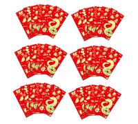 WOFASHPURET 36pcs Year of The Dragon Red Envelope Red Envelopes 2025 New Year Packets Traditional Pockets Lucky Money Wedding Chinese Culture Items Hongbao