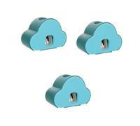 WOFASHPURET 3pcs Automatic Toothpaste Squeezer Dispenser Wall Mounted No Drill Installation Toothbrush Holder with Built in Dry Slot Space Saving Bathroom Organizer for Family and Hotel Use