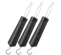 WOFASHPURET 3pcs Button Hook for Clothing Button Aid Dressing Aid for Seniors Stainless Steel Plastic Comfortable Grip Pulling Zippers Assistance Tool for People with Arthritis