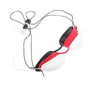 WOFASHPURET 3pcs Eye Shades Set Adjustable Elastic Eye Mask for Light Blocking for Bed Holiday and Patient Use - Black - White - Red