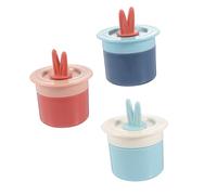 WOFASHPURET 3pcs Facial Bubble Maker Mini Foaming Bottle for Skin Cleansing Easy Operation Produces Rich Soap Bubbles Colors Orange Pink Blue