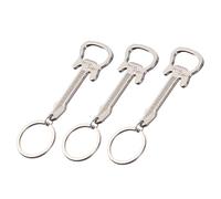 WOFASHPURET 3pcs Guitar Bottle Opener Keyring Metal Creative Fashionable Design with Decoration and Key Organizer for Home Bar