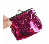 WOFASHPURET 3pcs Mini Mermaid Sequin Coin Purses Stylish Small Change Wallets for Sparkling Accessories for Cards Keys and Small Items
