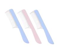 WOFASHPURET 3pcs Portable Wide Tooth Hair Comb for Curly Hair Thickened Detangler for Men and Women Convenient for Go Styling