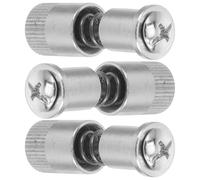 WOFASHPURET 3pcs Replacement Screw Sewing Machine Spring Foot Clamp Stainless Steel Simple and Practical Design Easy to Install Not Easy to Deform Silver for Quilting Crafts Random Style