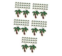 WOFASHPURET 400 pcs Hawaiian Coconut Tree Charms for DIY Jewelry Making Tropical Palm Design Pendants for Necklaces Earrings Bracelets and Keychains Lightweight Accessories for Women Tropical