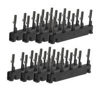WOFASHPURET 40pcs Black C-shaped Buckle Clips for Hair Extensions Machine Quick Reuse and Strong Attachment Hair Clip Extensions for Women Secure and Reliable Styling Tool