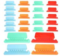 WOFASHPURET 40pcs Detachable File Folder Tabs Hanging Folder Tabs Plastic Colorful File Identification Labels Easy to Use Portable Storage for Archives and Office Workers