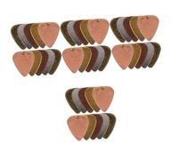 WOFASHPURET 40pcs Metal Guitar Picks Ergonomic Thumb Picks for Electric Guitar Bass Ukulele Unique Designs Antique for Performance and Practice