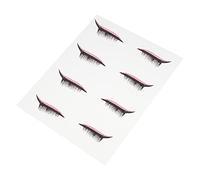 WOFASHPURET 4pairs Eyelash Glue for Kiss Lashes Self-adhesive Eyeliner Stickers Eye Line Strip Decal Lash Extensions Pink Eyeliner