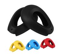 WOFASHPURET 4pairs Hair Dyeing Earmuffs Soft Silicone Ear Loops for Ear Protection Sleep Dyeing