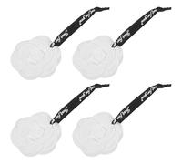 WOFASHPURET 4pcs Flower Shaped Gypsum Fragrance Slices Aromatherapy Air Freshener with Beautiful Flower Appearance White Hanging Scent for Office and Storage