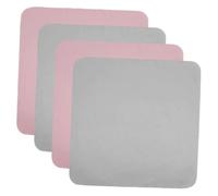 WOFASHPURET 4pcs Large Microfiber Glasses Cleaning Cloths for Eyeglasses Sunglasses Camera Lenses Cell Phones Laptops Tv Screens Soft Fabric for Scratch Prevention and Portable Lens